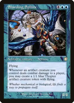 MTG - Sharding Sphinx (Retro) - The Brothers' War - X1 - (NM) - - Image 1