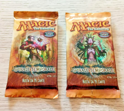 2X MAGIC THE GATHERING MTG SPIRALE TEMPORALE BOOSTER BUSTINA BUSTA 15 CARTE MTG - Image 1