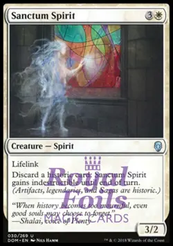 Sanctum Spirit 4x FOIL DOM MTG Dominaria Uncommon MINT white - Image 1