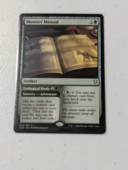 MTG Monster Manual Zoological Study - Battle for Baldur's Gate NM - Image 1