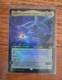 Infinite Guideline Station Extended Art Foil Edge of Eternities MTG 0348 - Image 1