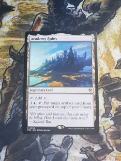 Academy Ruins - 58 - NM - Commander: Aetherdrift - MTG - Image 1