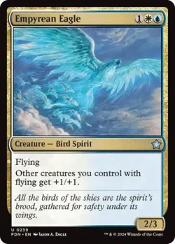 Empyrean Eagle - Near Mint MTG Foundations - Image 1
