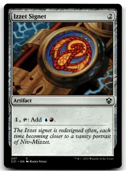 MTG Izzet Signet C Commander 2021 247 LP - Image 1