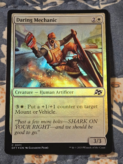 Daring Mechanic FOIL DFT Aetherdrift MTG 11 MTG Magic - Image 2