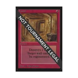 WOTC MtG International Ed. Tunnel (U) NM - Image 1