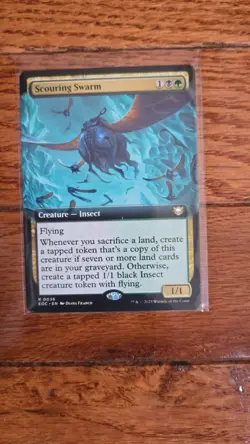 NM MTG Scouring Swarm Extended Art Edge of Eternities 0036 - Image 1