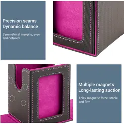Trading Card Storage Box w/ Display Window MTG Deck Box Holds 230+ Sleeved Cards - Image 5