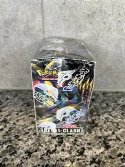 Pokemon Sword & Shield Rebel Clash Booster Box Sealed - Image 4
