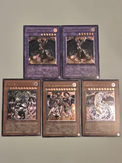 Yugioh Ultimate Rare Yubel Evil Hero and Rainbow Dark Lot Japanese - Image 1
