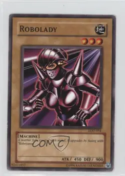Robolady Unlimited YuGiOh Legacy of Darkness #LOD-054 2003 READ - Image 1