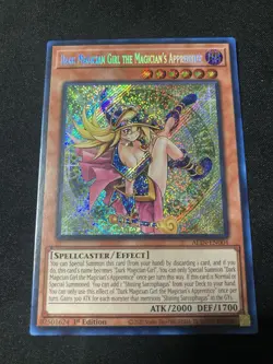 Yugioh Dark Magician Girl The Magician’s Apprentice Secret Rare ALIN-EN004 MINT - Image 1