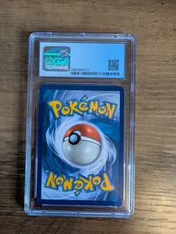 2017 POKEMON Pikachu Water Web Holo 028/073 CGC Graded NM 8.5 Shining Legends - Image 2