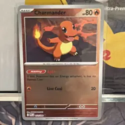 Pokemon TCG Charmander 011/094 Me02 Phantasmal Flames Reverse Holo 2011 - Image 1