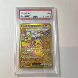 Pokemon TCG PSA 9 Pikachu ex 247/191 Surging Sparks Hyper Rare Holo ENG - Image 1