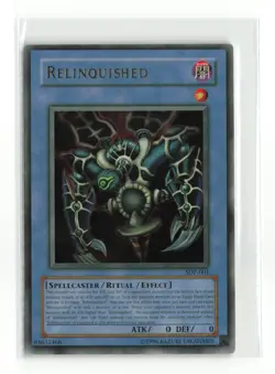RELINQUISHED SDP-001 ULTRA RARE YUGIOH TCG HP - Image 1