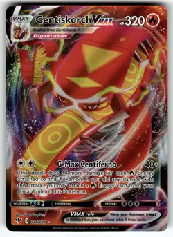 Centiskorch VMAX 034/189 Holo VMAX Rare Darkness Ablaze Pokemon Near Mint - Image 1