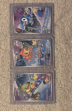 Pokemon 2026 First Partners Illustration Collection Promo Set - Sinnoh Starters - Image 1