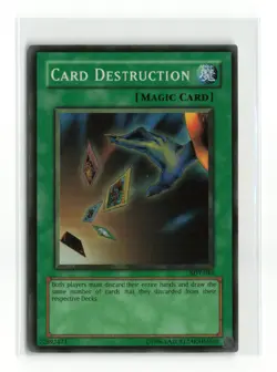 CARD DESTRUCTION SDY-042 SUPER RARE YUGIOH TCG MP - Image 1