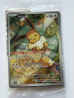 SEALED EEVEE SVP173 POKEMON TCG PRISMATIC EVOLUTIONS ILLUSTRATION RARE PROMO - Image 1