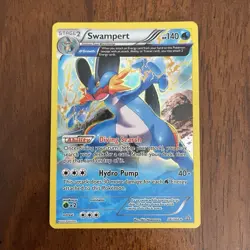 Pokemon Swampert (Alpha Growth) 36/160 XY Primal Clash Reverse Holo 140HP - Image 1