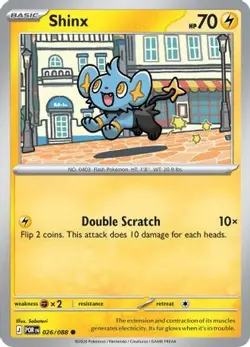 Shinx 026/088 Common Perfect Order Pokemon Near Mint - Image 1