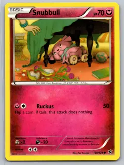 Snubbull 68/124 Common Fates Collide Pokemon Lightly Played - Image 1