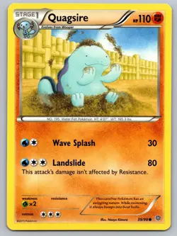 Quagsire 39/98 Common Ancient Origins Pokemon Lightly Played - Image 1