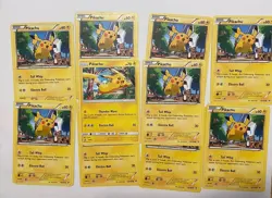Pikachu SM04 Non-foil Target Promo Pokemon Tcg NM + 9xPikachu XY Roaring skies - Image 2
