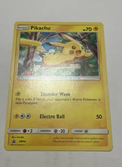 Pikachu SM04 Non-foil Target Promo Pokemon Tcg NM + 9xPikachu XY Roaring skies - Image 3