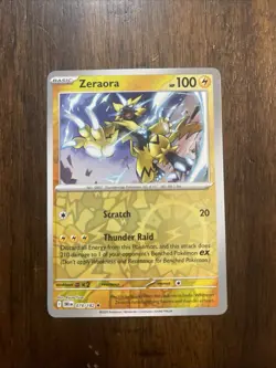 The Pokemon Company Zeraora Reverse Holo Rare 078/182 Sv10 English HP 100 - Image 1