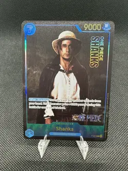 Shanks P-051 Live Action Premium Alt Art - One Piece TCG English Holo Foil - Image 1