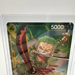 One Piece Roronoa Zoro Championship Event Pack 2024 CS Stamp English Promo P-042 - Image 2