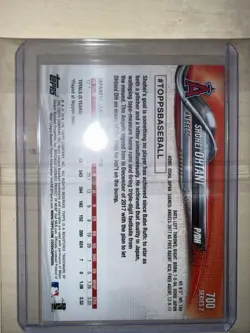 2018 Topps Shohei Ohtani #700 Rookie Card RC Angels Pitching RAW - Image 2