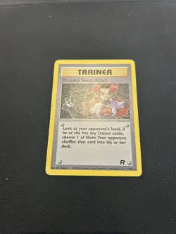 Rocket’s Sneak Attack 72/82 | Team Rocket | Non Holo Trainer Card MP - Image 2