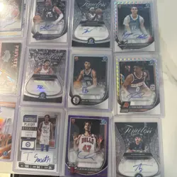 Lot Of 60 NBA Basketball Card Autographs — Including Numbered Autos!! - Image 2