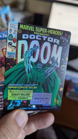 Doctor Doom #394 FOIL NM Marvel Borderless Comic Card MTG Magic - Image 1