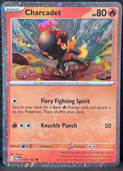 Charcadet 026/182 Cosmos Holo Promo Miscellaneous Cards & Products 1 SWIRL NM - Image 1