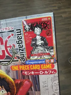 Brand New One Piece Magazine Vol.20 Shonen Jump w/ Promo Card Luffy ST21-014 USA - Image 2