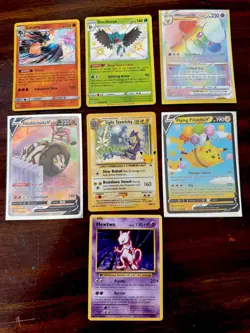Pokemon Mixed Lot 7 Cards - Image 1