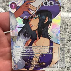 Bandai One Piece Card Game Ms. All Sunday OP14-084 SP Alt Art SR Holo EN - Image 1