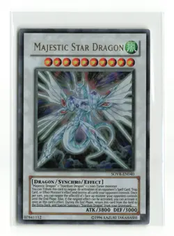 MAJESTIC STAR DRAGON SOVR-EN040 ULTRA RARE YUGIOH TCG LP - Image 1