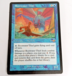 2000 Magic the Gathering Trading Card "Rootwater Thief" Card #40 - Image 1