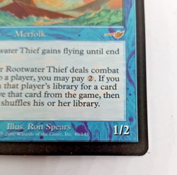 2000 Magic the Gathering Trading Card "Rootwater Thief" Card #40 - Image 2