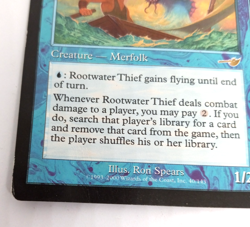 2000 Magic the Gathering Trading Card "Rootwater Thief" Card #40 - Image 3