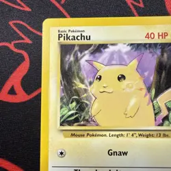 1999 Pokemon Base Set Pikachu Yellow Cheeks Card 58/102 Unlimited NM - Image 3