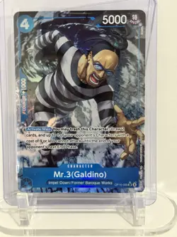 Bandai One Piece Card Game Mr.3 (Galdino) OP16-056 Special Holo 5000 EN - Image 1