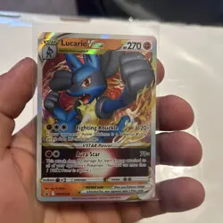 Lucario VSTAR SWSH214 SWSH: Sword & Shield Promo Cards Holo - Image 1