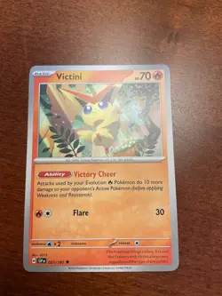 Victini 021/191 Surging Sparks Regular Pokemon TCG Card - Image 1