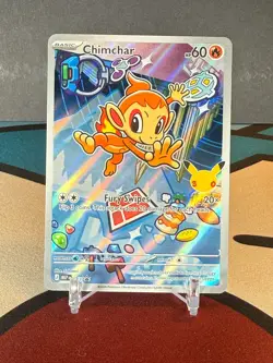 Pokemon 30th Anniversary Sinnoh Promo: Chimchar 041 Pokemon Card/NM - Image 1